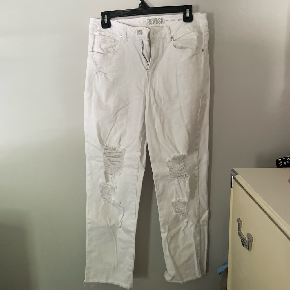 rewash white jeans size 7